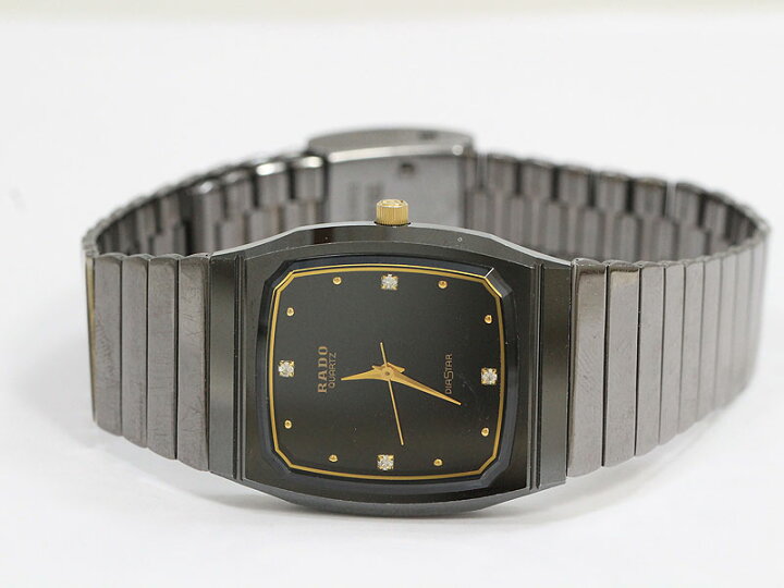 楽天市場】RADO(ラドー) ダイヤスター 4Pダイヤ 132.9504.3 ブラック  