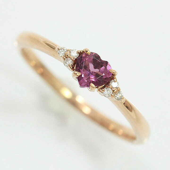 楽天市場】STAR JEWELRY(スタージュエリー) リング ハート ガーネット 