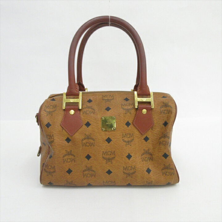 楽天市場】MCM（エムシーエム） ロゴグラム ミニボストンバッグ  
