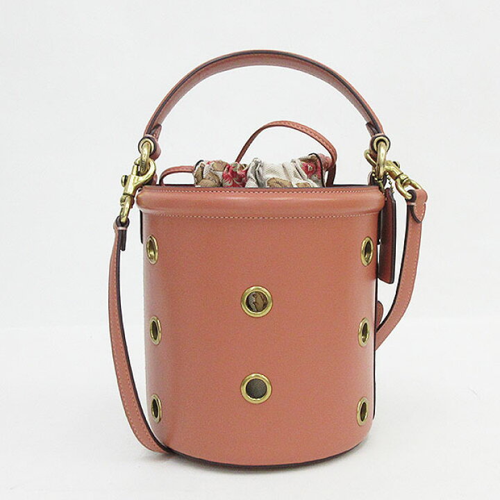 楽天市場】COACH(コーチ) 2WAY ハンドバッグ ショルダー 筒型 巾着 