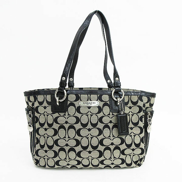 楽天市場】COACH(コーチ) シグネチャー トートバッグ F19249 黒  