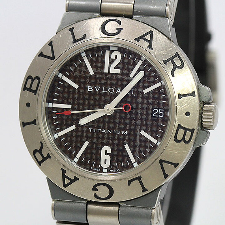 楽天市場】BVLGARI(ブルガリ) ディアゴノチタニウム TI38TA チタニウム 
