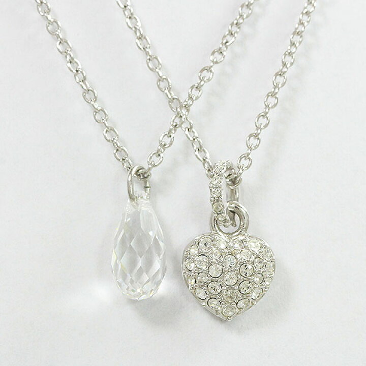 楽天市場】SWAROVSKI(スワロフスキー) 2連ネックレス スワロフスキー 