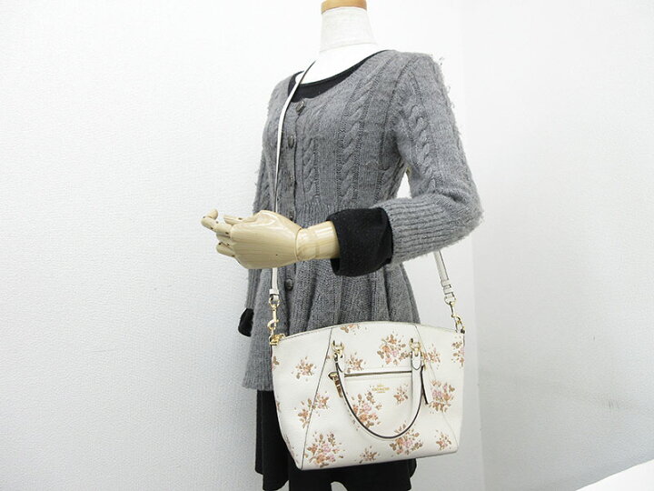 楽天市場】COACH(コーチ) 花柄 2WAY ショルダー ハンド バッグ 91603 