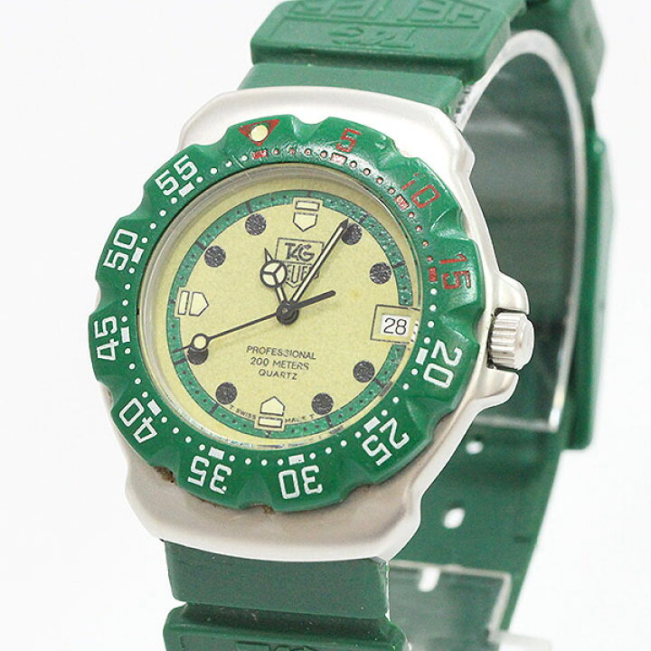 楽天市場】TAG HEUER(タグホイヤー) フォーミュラ1 WA1212 薄緑文字盤 