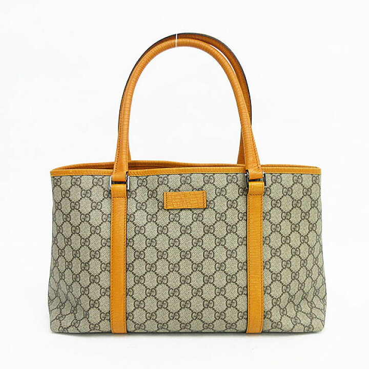 楽天市場】GUCCI(グッチ) GG柄 トートバッグ 114595 ベージュ×黄色 