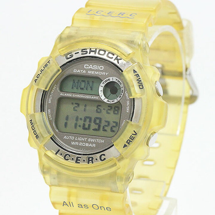 楽天市場】CASIO(カシオ)G- SHOCK イルクジ クリアイエロー 黄色 DW 