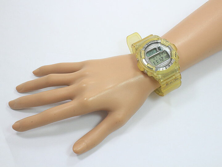 楽天市場】CASIO(カシオ)G- SHOCK イルクジ クリアイエロー 黄色 DW 