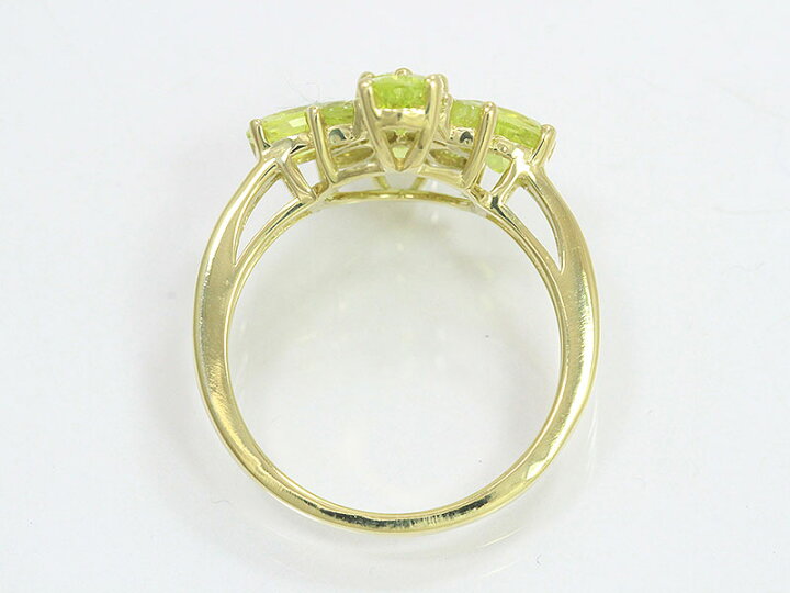 楽天市場】リング パロットクリソベリル 計2.30ct 14号 18金イエロー 