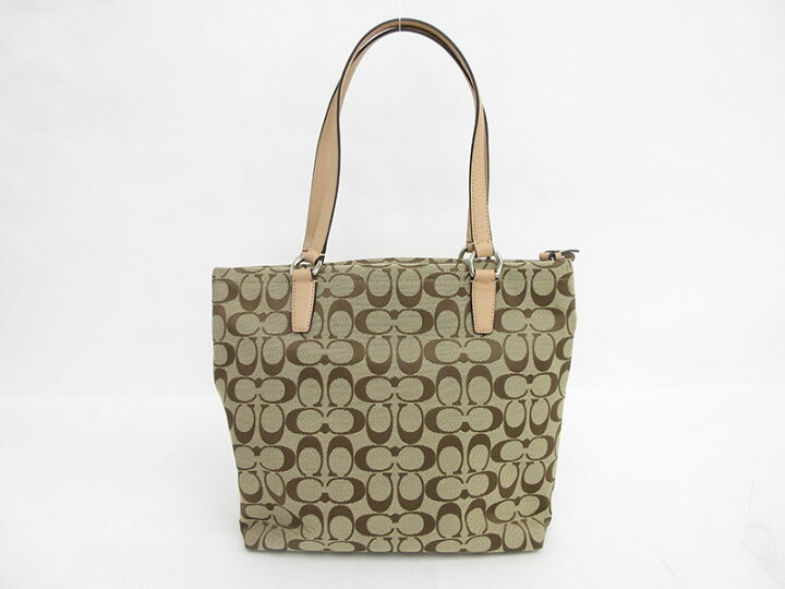 楽天市場】COACH(コーチ) シグネチャー トートバッグ F28504 茶 