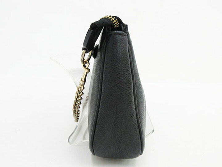 楽天市場】COACH(コーチ) チェーンバッグ 53078 黒 ブラック レザー