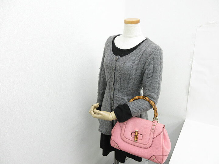 楽天市場】GUCCI(グッチ) バンブー ハンド バッグ 137351 ピンク 