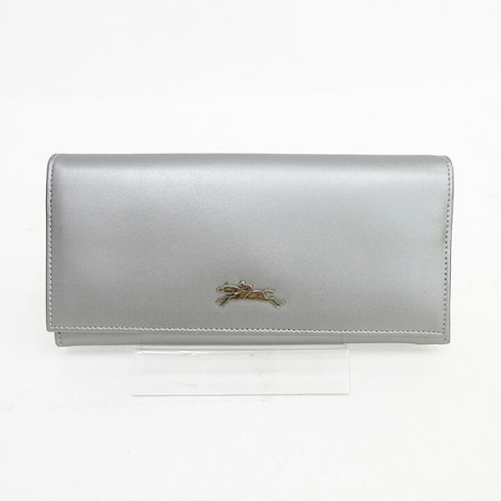 楽天市場】LONGCHAMP(ロンシャン) 長財布 シルバー / 【ブランドバッグ 