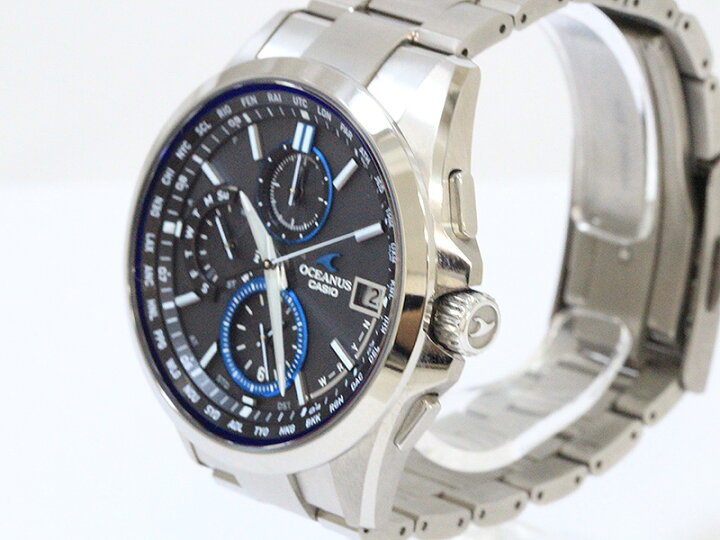 楽天市場】CASIO(カシオ) オシアナス 5347 OCW-T2600 ブラック文字盤 