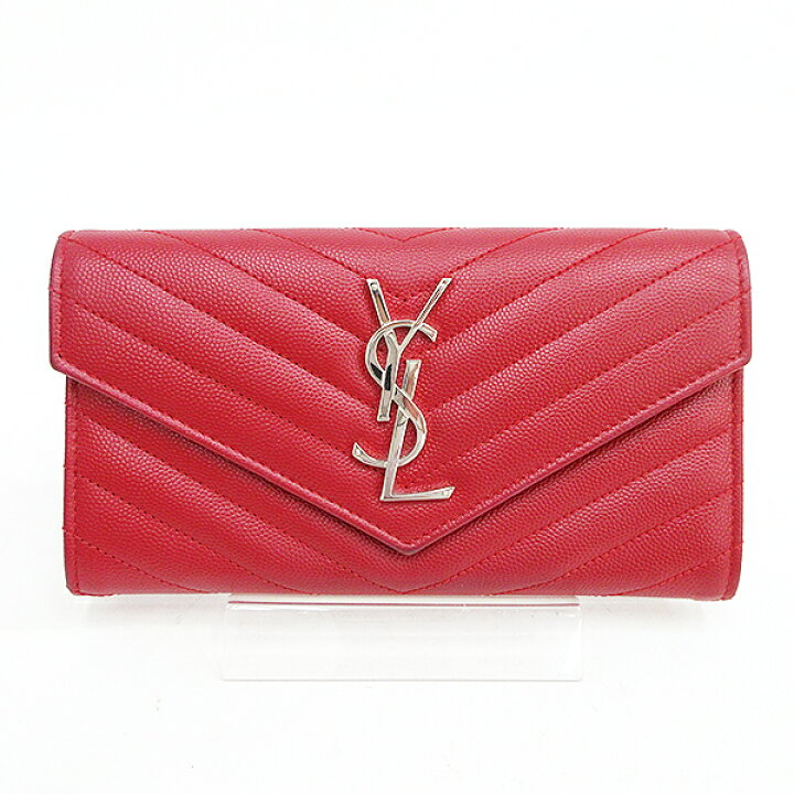 楽天市場】Yves Saint Laurent(イヴサンローラン) シェブロン フラップ 