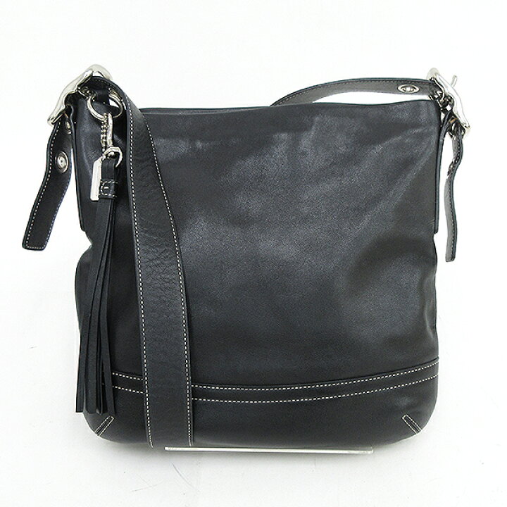 楽天市場】COACH(コーチ) ショルダーバッグ 1415 黒 ブラック レザー 