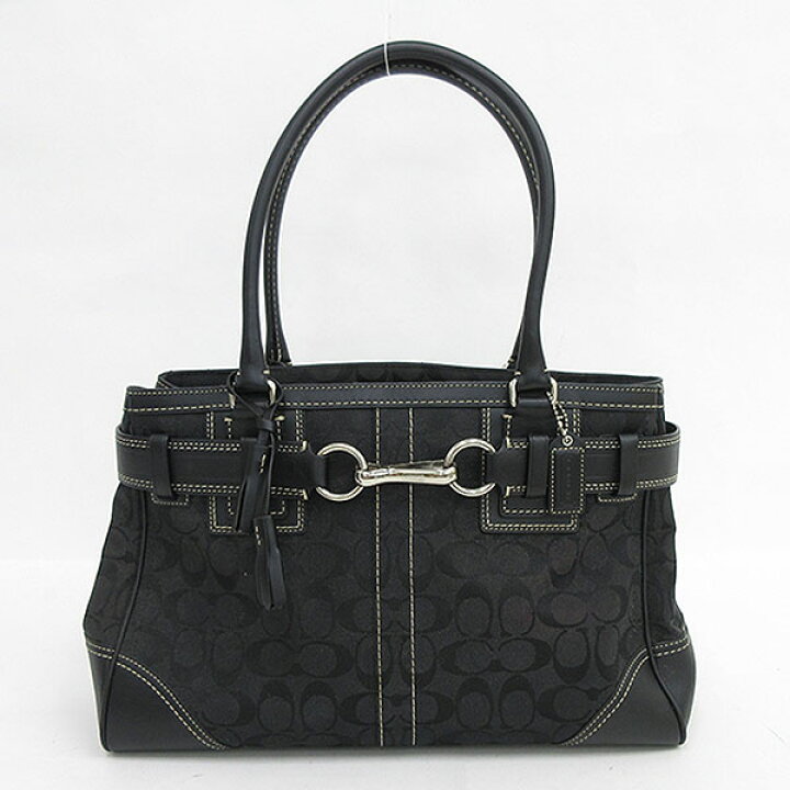 楽天市場】COACH(コーチ) シグネチャー トート バッグ 10246 黒 
