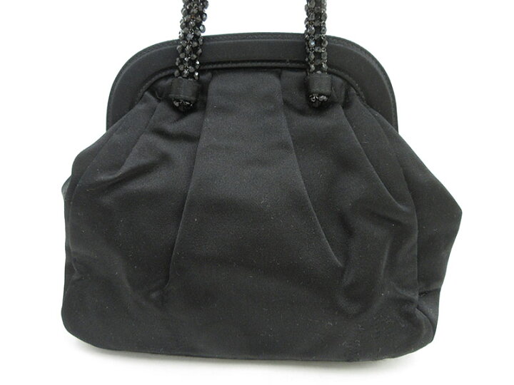 楽天市場】PRADA(プラダ) ビジュー ミニ ハンドバッグ BN1366 黒  