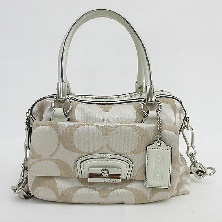 楽天市場】COACH(コーチ) シグネチャー 2WAY ショルダー ハンド バッグ 
