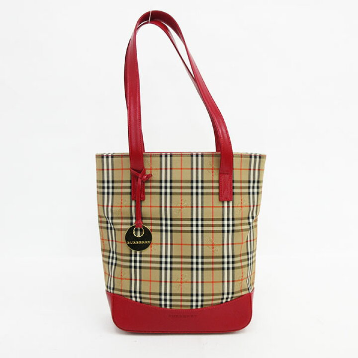 楽天市場】BURBERRY(バーバリー) チェック柄 トートバッグ ショルダー 