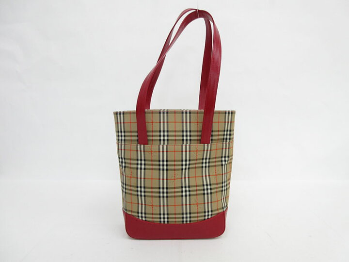 楽天市場】BURBERRY(バーバリー) チェック柄 トートバッグ ショルダー 