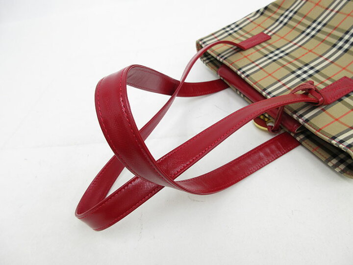 楽天市場】BURBERRY(バーバリー) チェック柄 トートバッグ ショルダー 