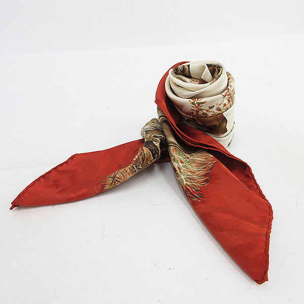 楽天市場】HERMES(エルメス) KENYA(ケニア) カレ90 スカーフ 赤 レッド