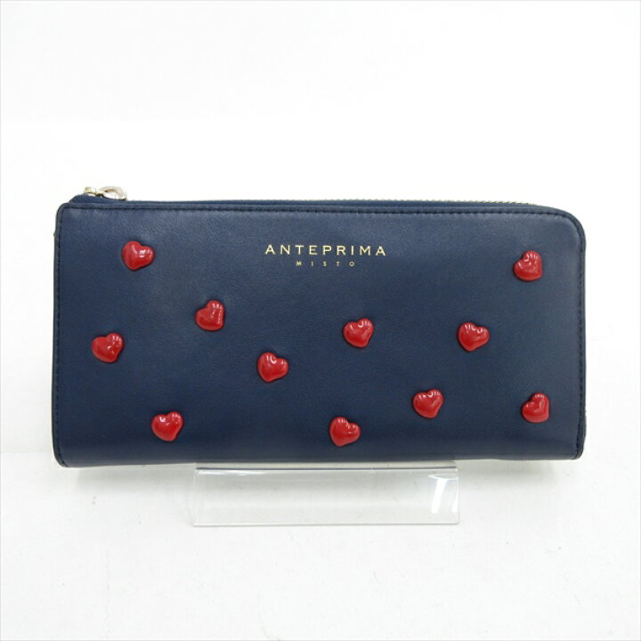 楽天市場】ANTEPRIMA(アンテプリマ) ミスト 長財布 ハート 紺 