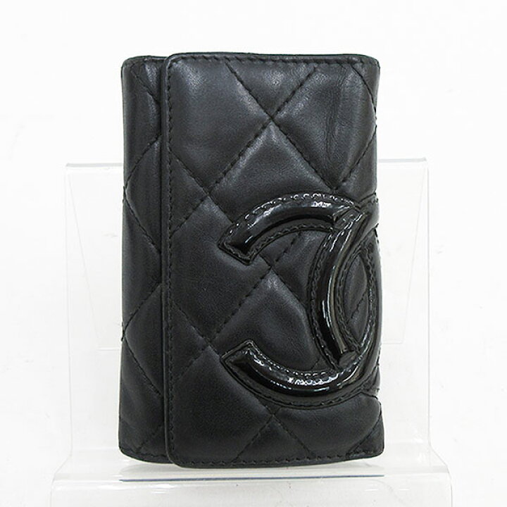 楽天市場】CHANEL(シャネル) カンボンライン 6連キーケース 黒 