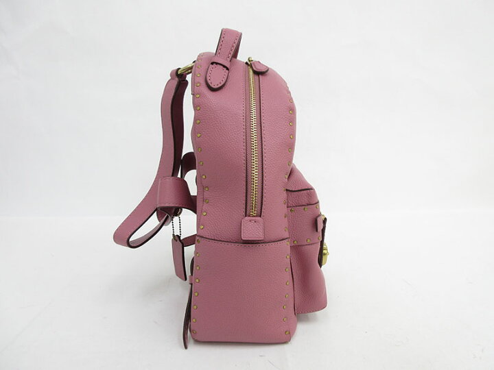 楽天市場】COACH(コーチ) ウィズリベット リュック 31016 ピンク 