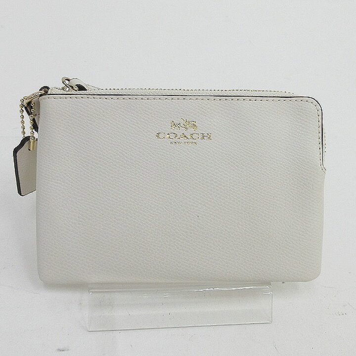 楽天市場】COACH(コーチ) リストレット ポーチ F53429 白 ホワイト 