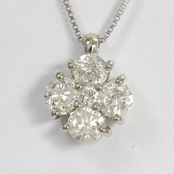 楽天市場】 ネックレス ダイヤモンド 計0.70ct プラチナ(Pt850  