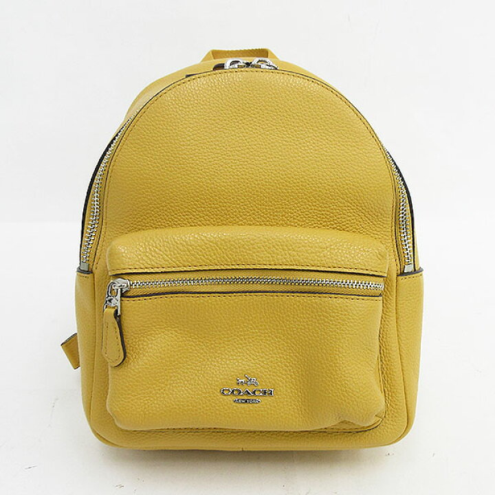 楽天市場】COACH(コーチ) ミニチャーリー リュック F38263 黄色 