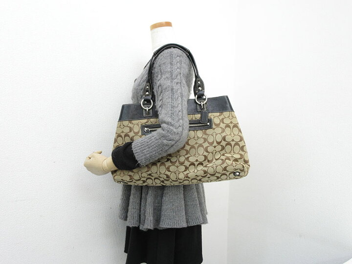 楽天市場】COACH(コーチ) シグネチャー トートバッグ F15534 ベージュ 