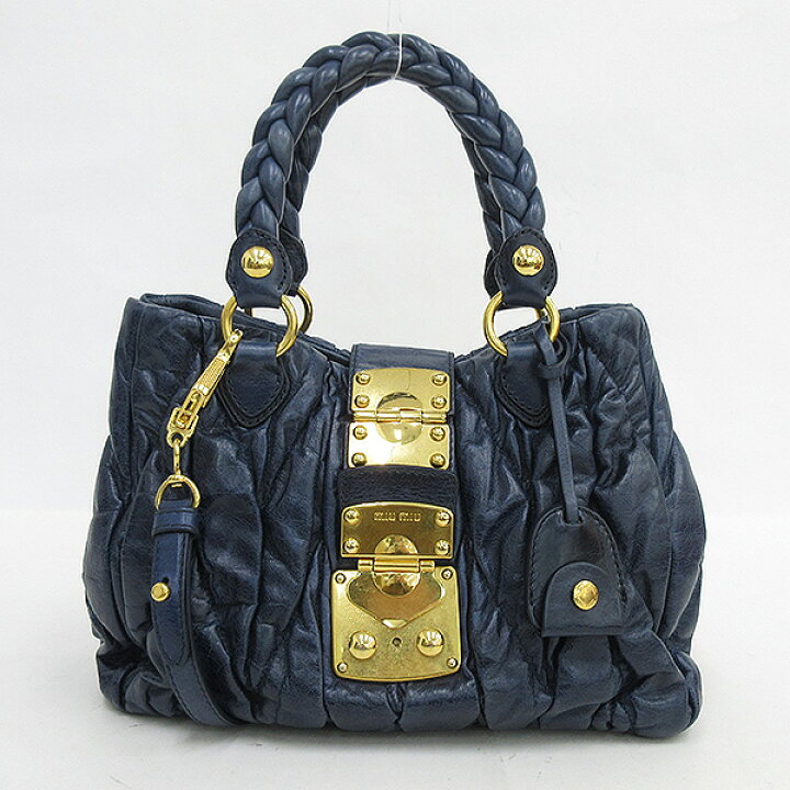 楽天市場】miumiu(ミュウミュウ) マテラッセ 2WAY ショルダー ハンド 