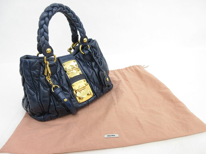 楽天市場】miumiu(ミュウミュウ) マテラッセ 2WAY ショルダー ハンド 