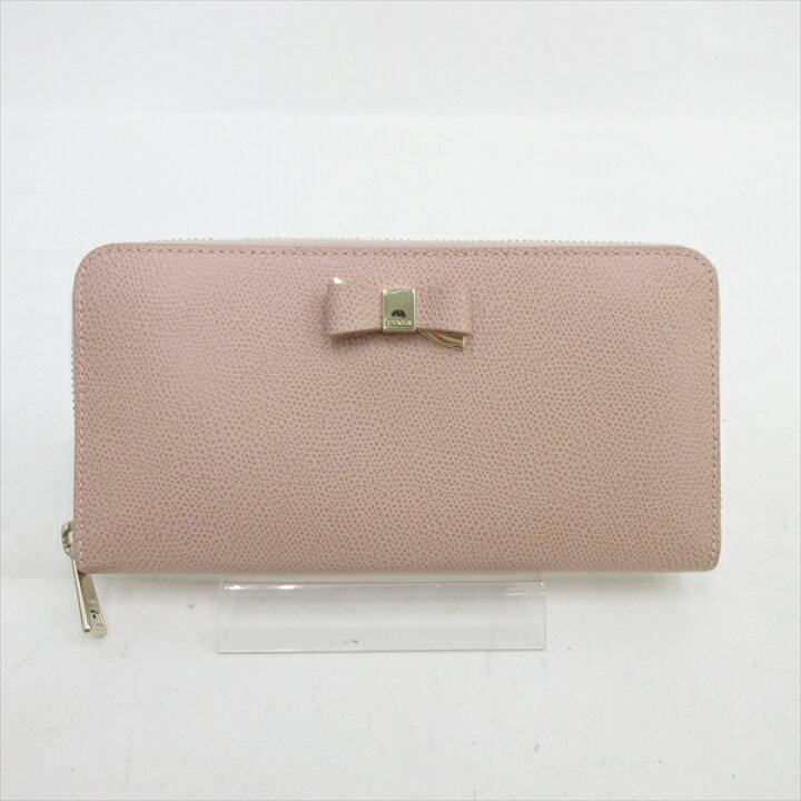 楽天市場】FURLA(フルラ) リボン ラウンドファスナー 長財布 ピンク 