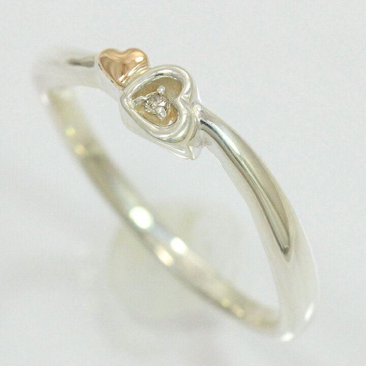 楽天市場】courreges(クレージュ) リング ハート ダイヤモンド 0.01ct 