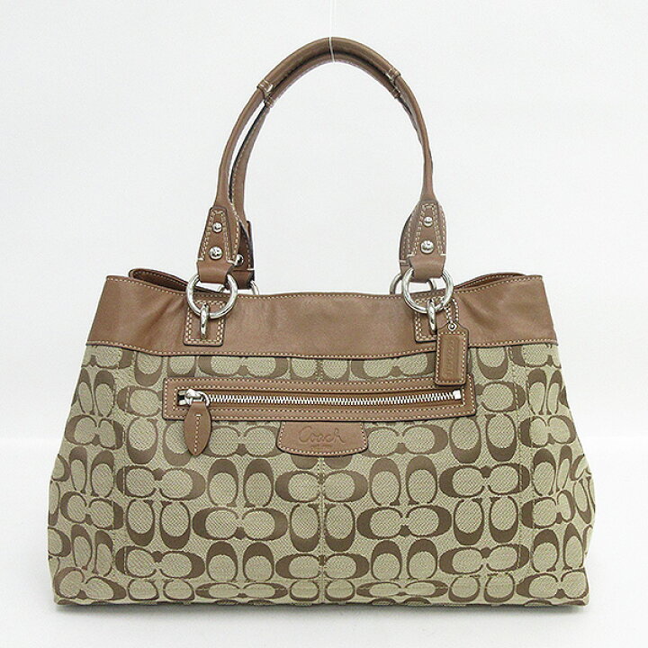 楽天市場】COACH(コーチ) シグネチャー トートバッグ F15534 ベージュ 
