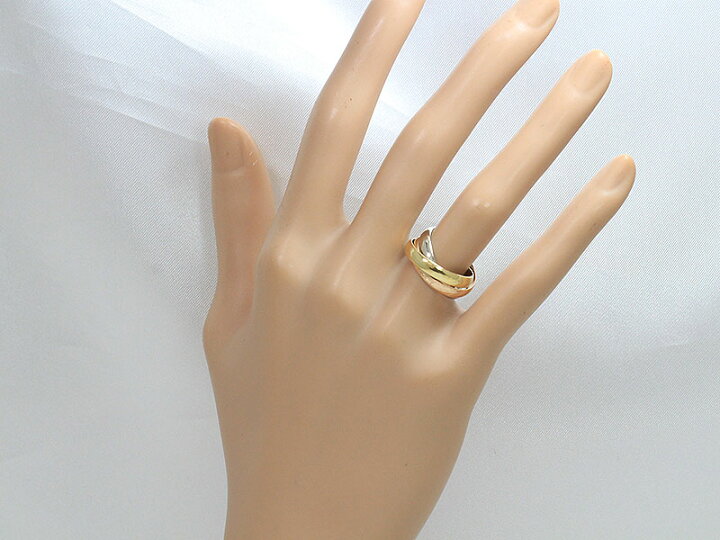 Cartier トルティニリング MM スリーゴールド 10号 | ヤマダウェブコム