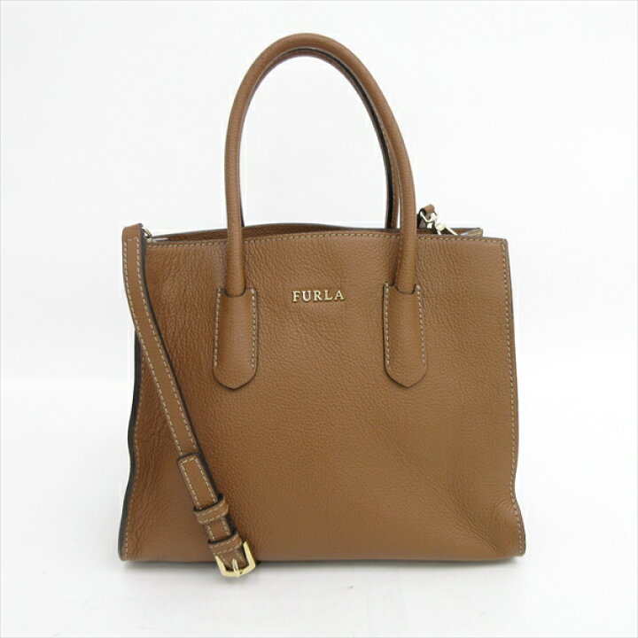 楽天市場】FURLA(フルラ) 2WAY/ショルダーバッグ/ハンドバッグ 茶  