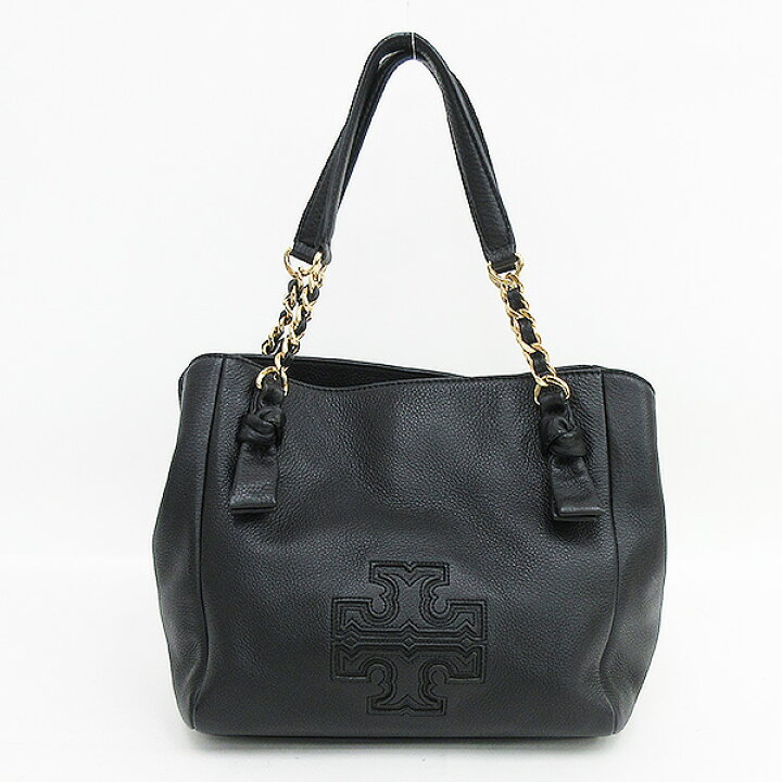楽天市場】TORY BURCH(トリーバーチ) チェーントートバッグ 黒 