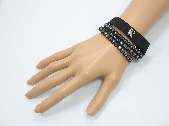 楽天市場】SWAROVSKI(スワロフスキー) ブレスレット 黒 ブラック 
