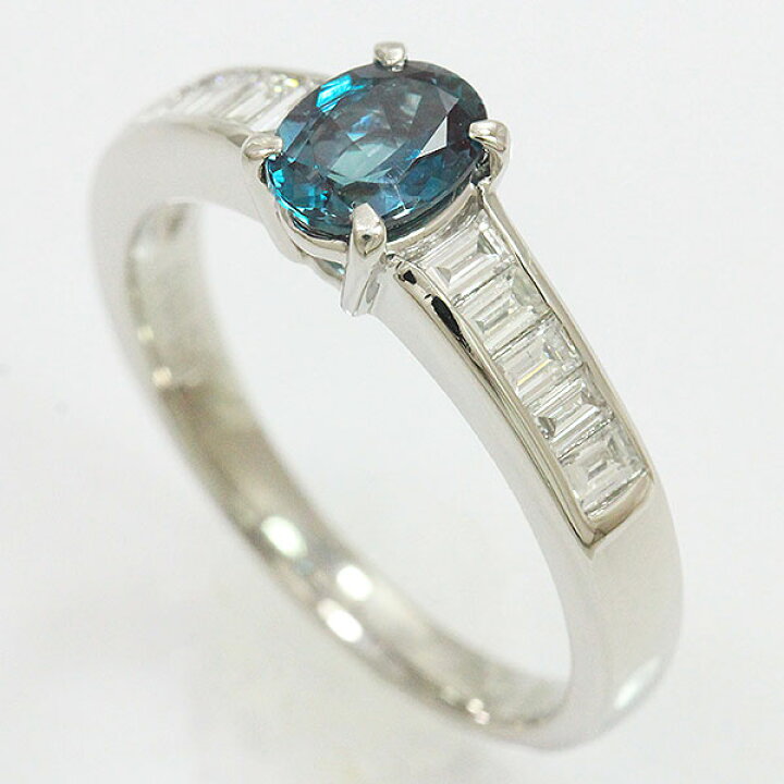 楽天市場】 アレキサンドライト 0.73ct/ダイヤモンド 計0.37ct リング 