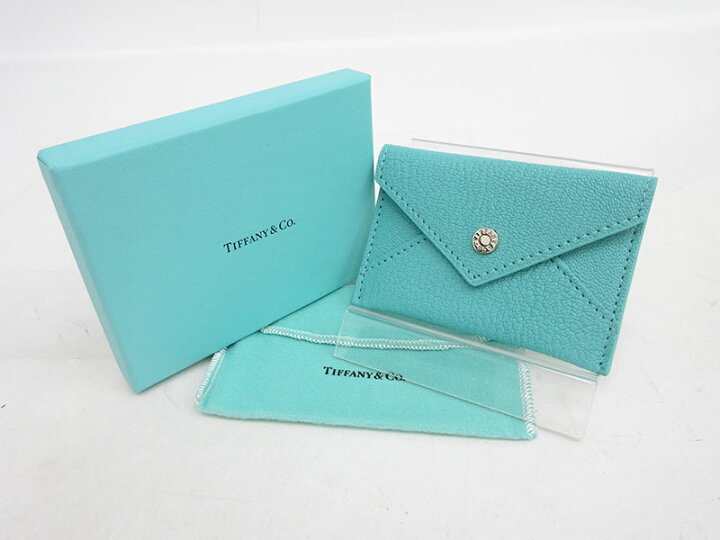 楽天市場】Tiffany&Co.(ティファニー) カードケース 名刺入れ ブルー 