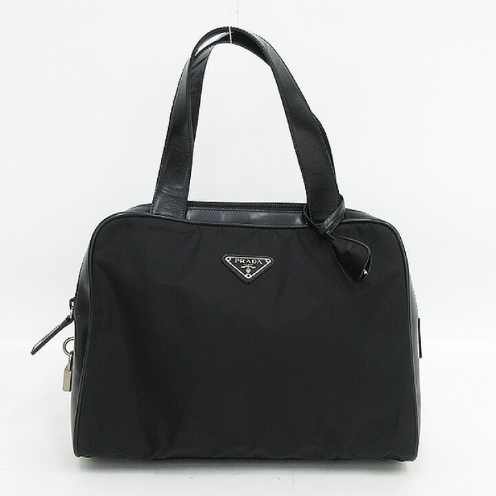 楽天市場】PRADA(プラダ) ハンド バッグ B8378 黒 ブラック ナイロン 