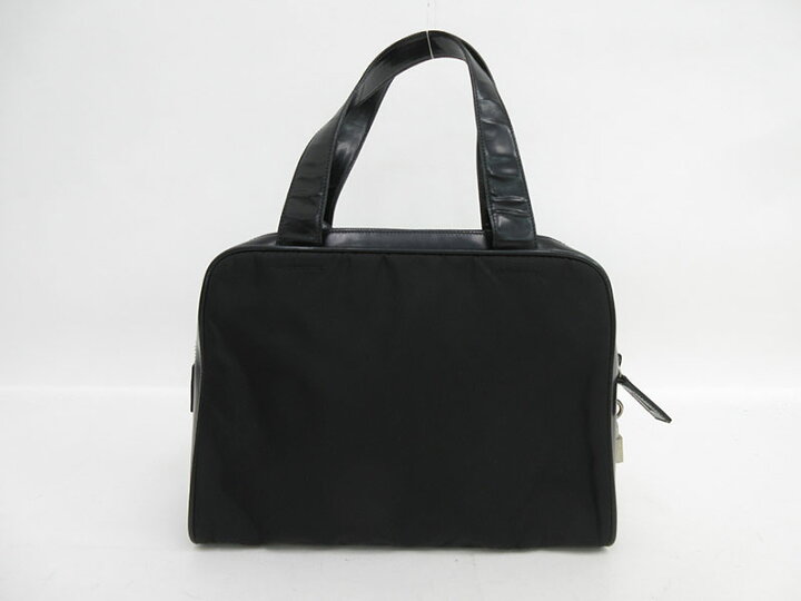 楽天市場】PRADA(プラダ) ハンド バッグ B8378 黒 ブラック ナイロン 
