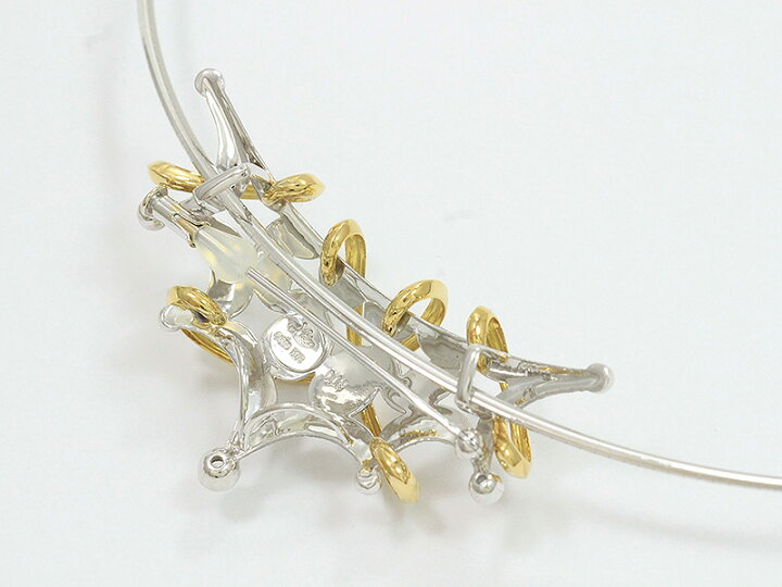 楽天市場】松井久子 ネックレス ブローチ両用 ダイヤモンド 計0.19ct 