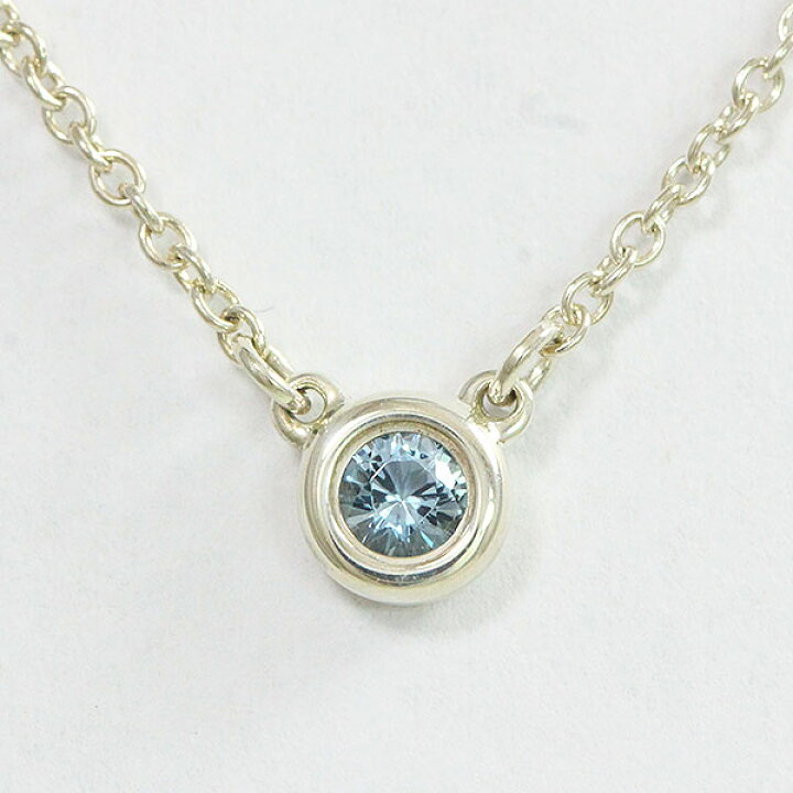 楽天市場】Tiffany&Co.(ティファニー) バイザヤード ネックレス アクア 