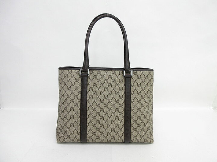 楽天市場】GUCCI(グッチ) GGスプリーム トート バッグ 114288 ベージュ  